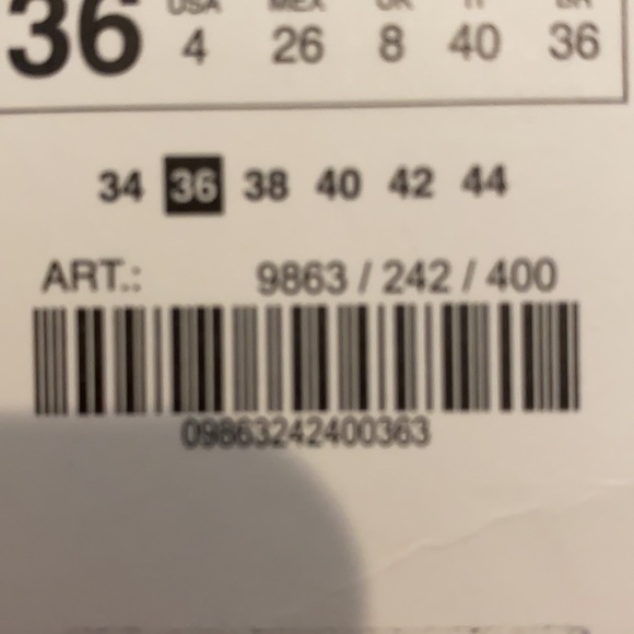 Zara black jeans size 36 (US 4) - Picture 4 of 4